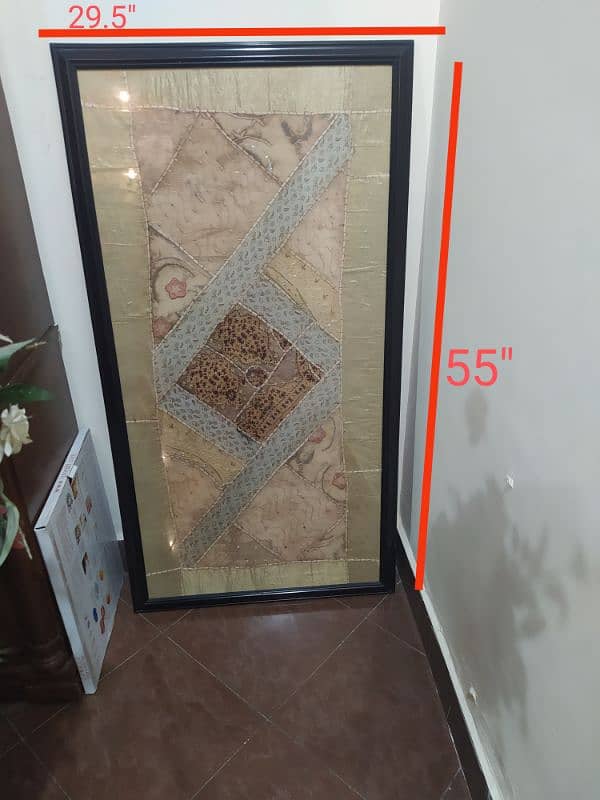 Handmade cloth with frame 4