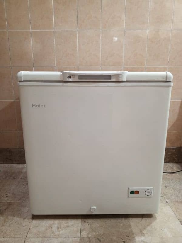 haier company frizar 2 munth use 10 year warranty all ok warranty card 2