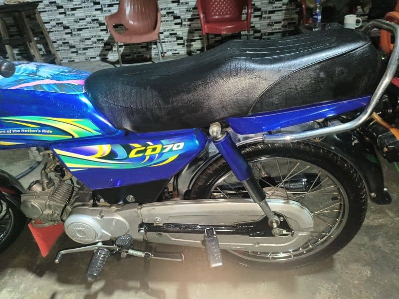 Honda CD 70 blue 6