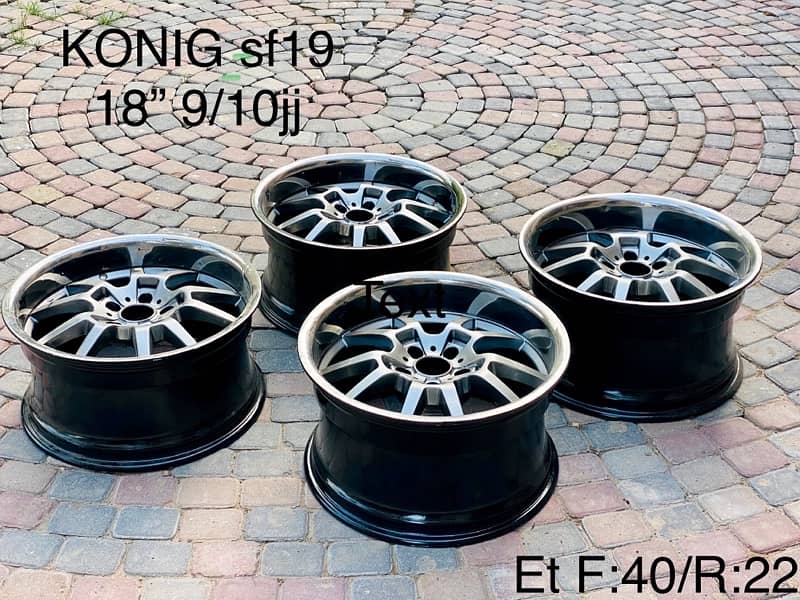 KONIG 18” original wheels 1