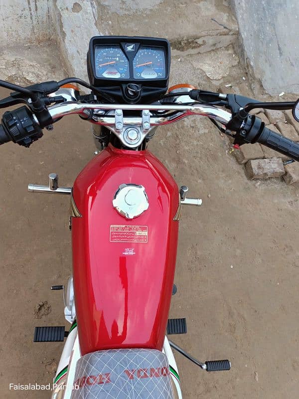 Honda CG 125 self start O30/4/0/7/7/7/2/1/5 totally genioun 4