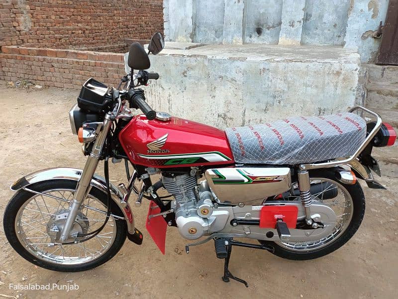 Honda CG 125 self start O30/4/0/7/7/7/2/1/5 totally genioun 9