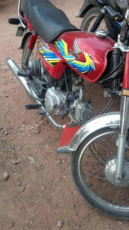 Honda 70 2021 model All Punjab number 4