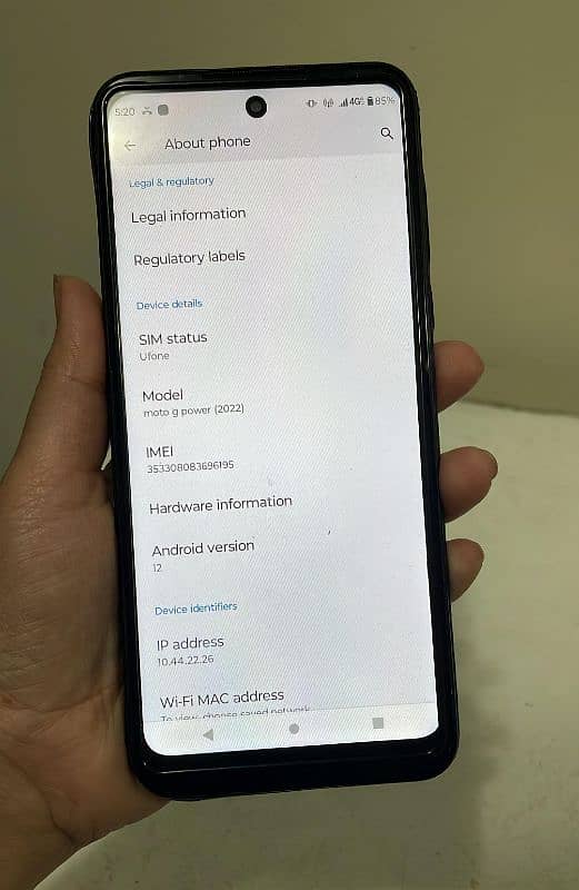 Moto G power 2022 1