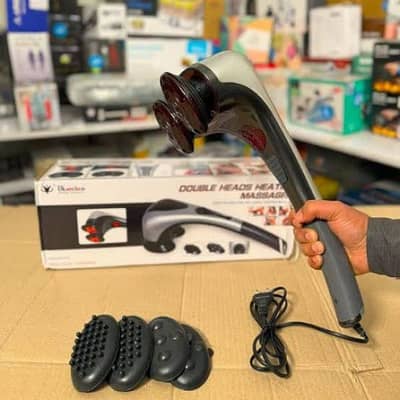 Original Double Head Infrared Heating Vibrating Massager Hammer