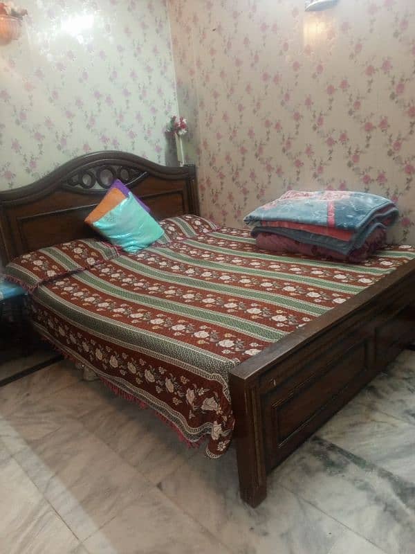 Double bed with mattress for sale 1