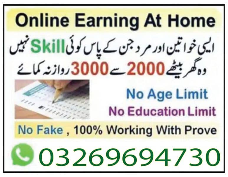 Online job at Home/Part Time/Data Entry/Typing/Assignments/Teaching 1