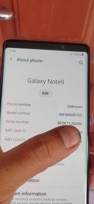 Galaxy note 9 PTA approved official 6GB 128GB no Dot fixed price 2