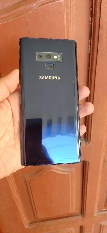 Galaxy note 9 PTA approved official 6GB 128GB no Dot fixed price 4