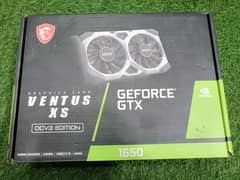 MSI GTX 1650 ventus xs ocv3