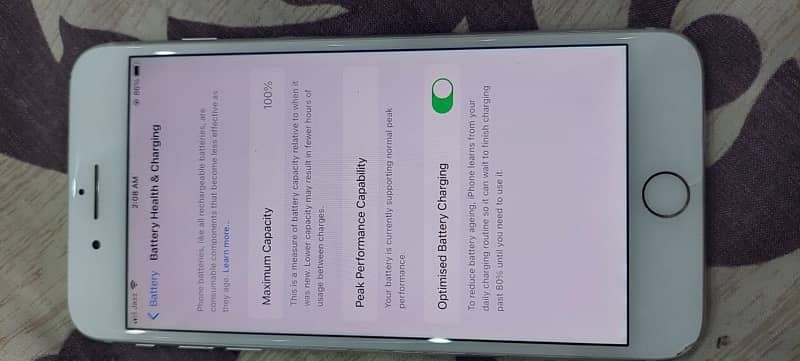 Iphone 8plus offical PTA approved 10 by 10 condition 3