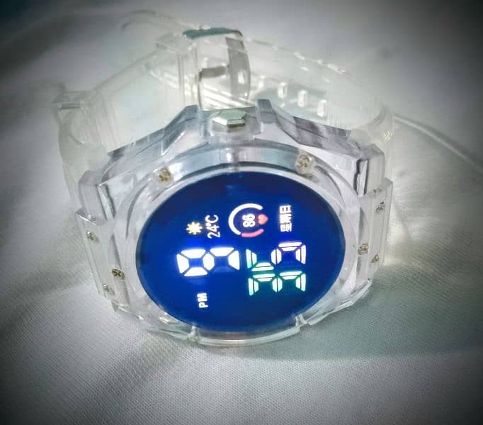 Digital Transparent Watch For Men 1