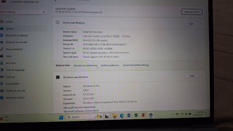 HP Z Book Firefly 14 Inch G9 10