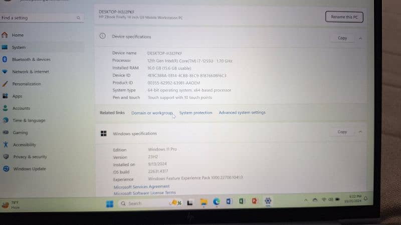 HP Z Book Firefly 14 Inch G9 11