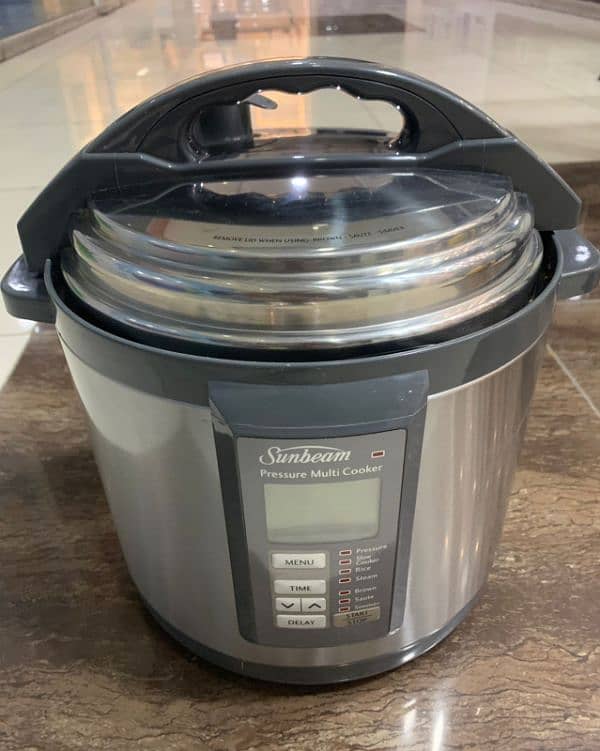 Sunbeam PE6100 Aviva Multi Cooker | 6L Pressure Cooker & Slow Cooker 0