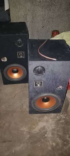 10 inches speakers with box for sale