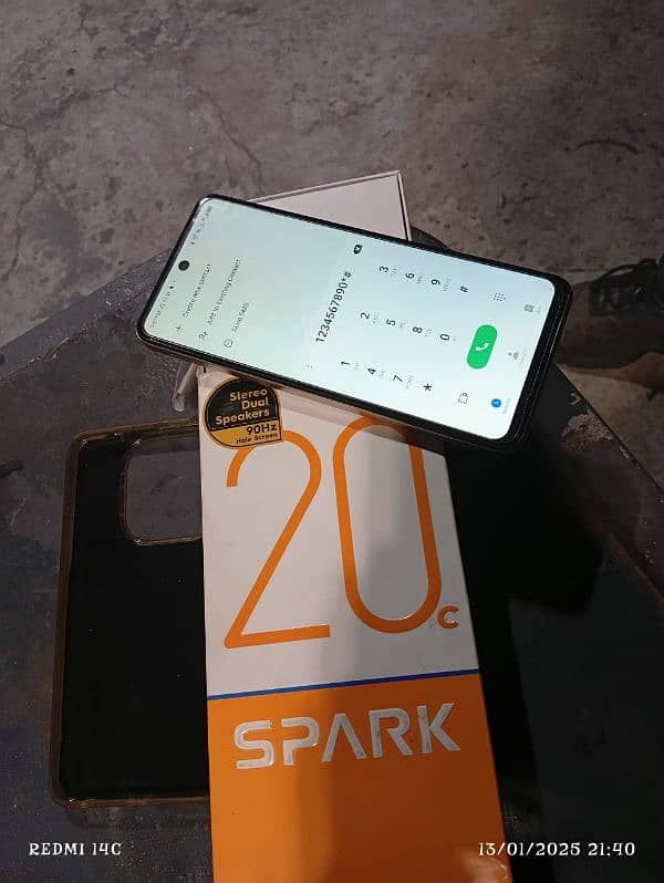 Tecno spark 20c condition good urgent sale 2