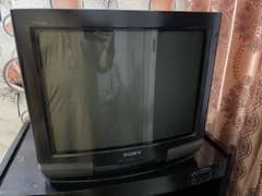 Sony tv and tv trolly