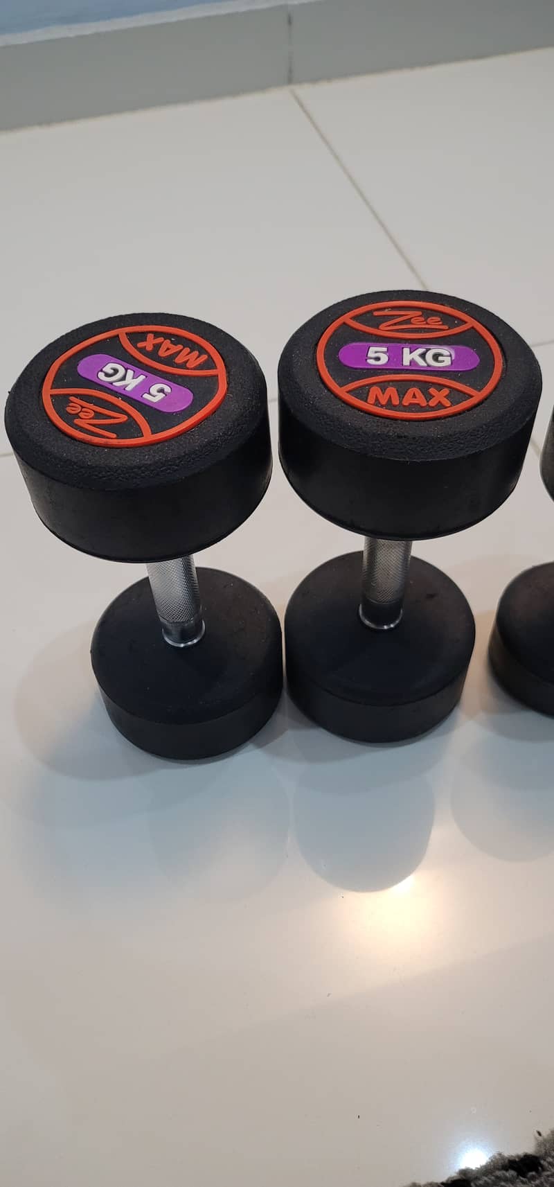 dumbells 5kg pair 3kg pair 0