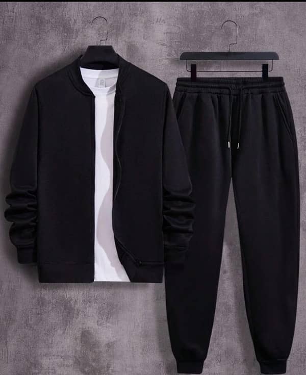 new men’s fleece track suit 0