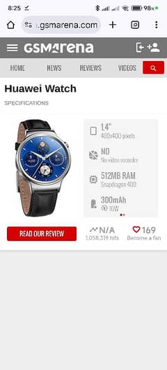 huawei watch 1 gen