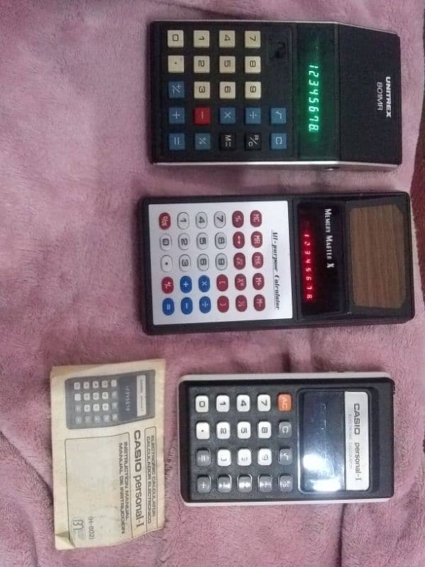 vintage since 1975s calculator each 1800 2