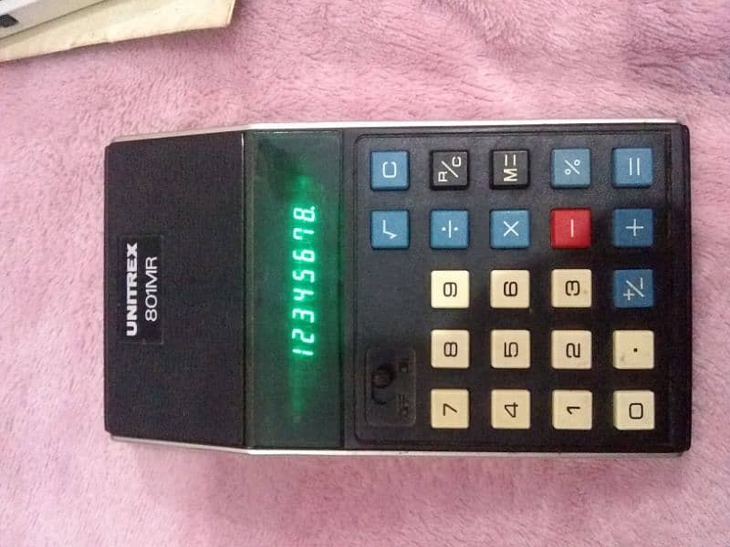 vintage since 1975s calculator each 1800 8