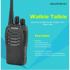 Baofeng 888S Walkie talkies 4.5w - 2km range Pair, High quality radios