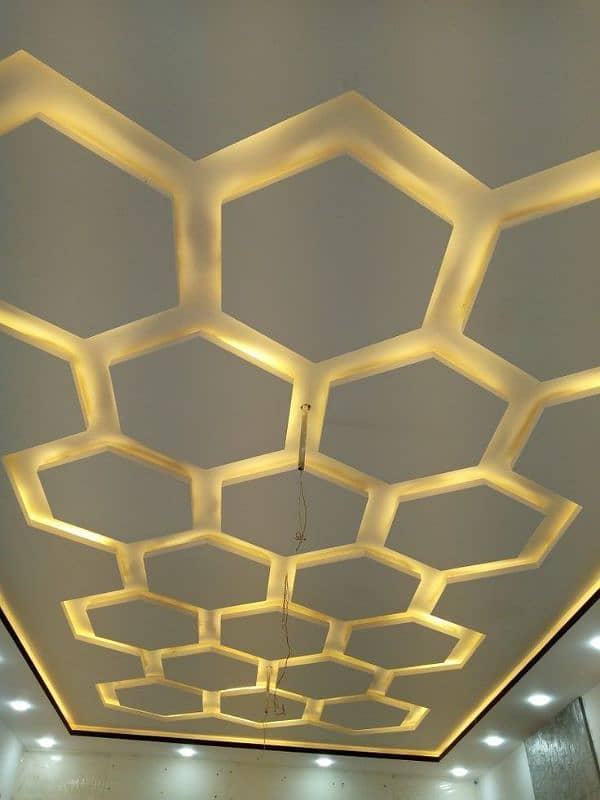 Plastic ParisCeiling/Roof Ceiling/Gypsum Ceiling/POP Ceiling 0