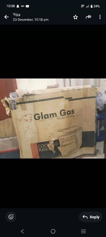 Glam gas cocking range bakers model full packed 0