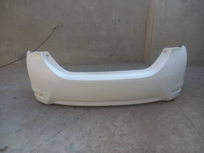 Corolla altis grande genuine front and back bumper 5