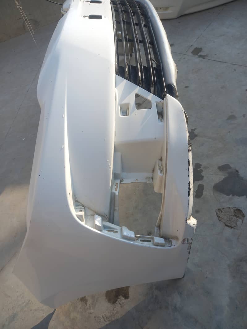 Corolla altis grande genuine front and back bumper 12