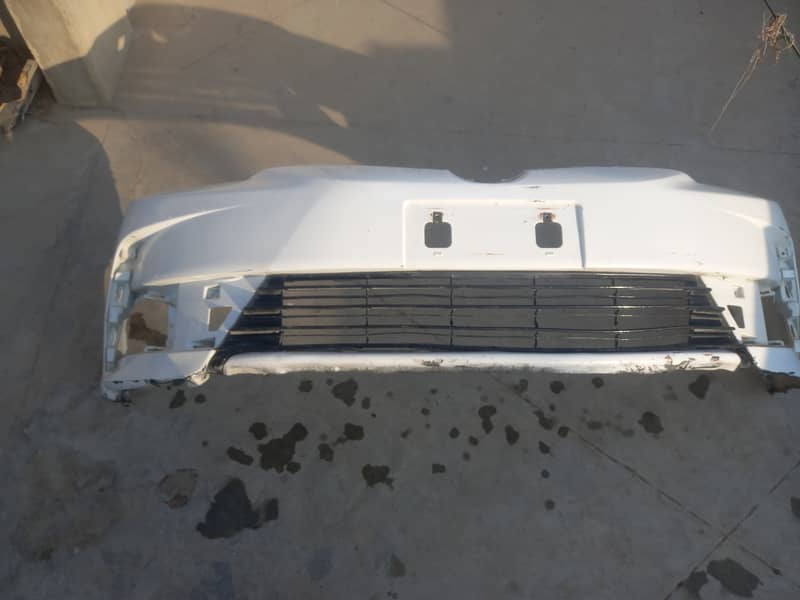 Corolla altis grande genuine front and back bumper 13