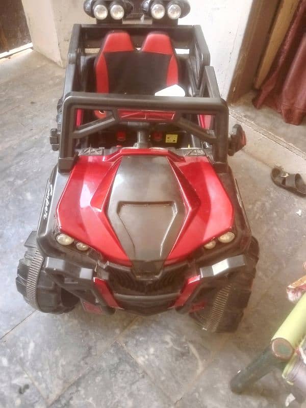 kids electric jeep 4x4 superb condition 1