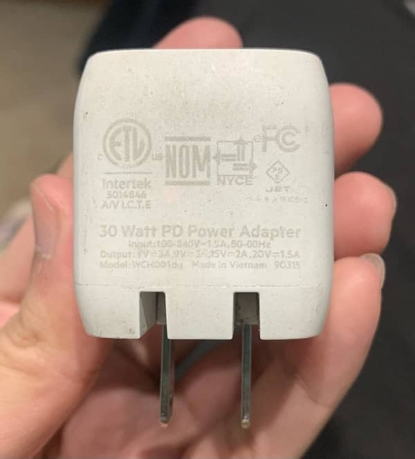 Original Belkin 3.0 PD charger 30watt 0