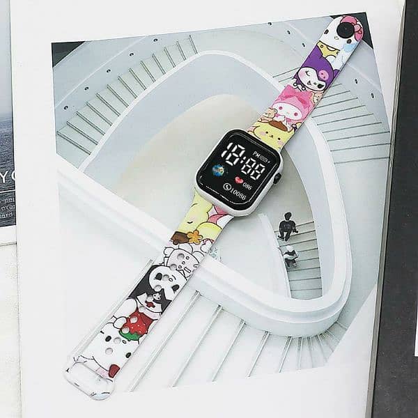 cartoon style digital watch 1