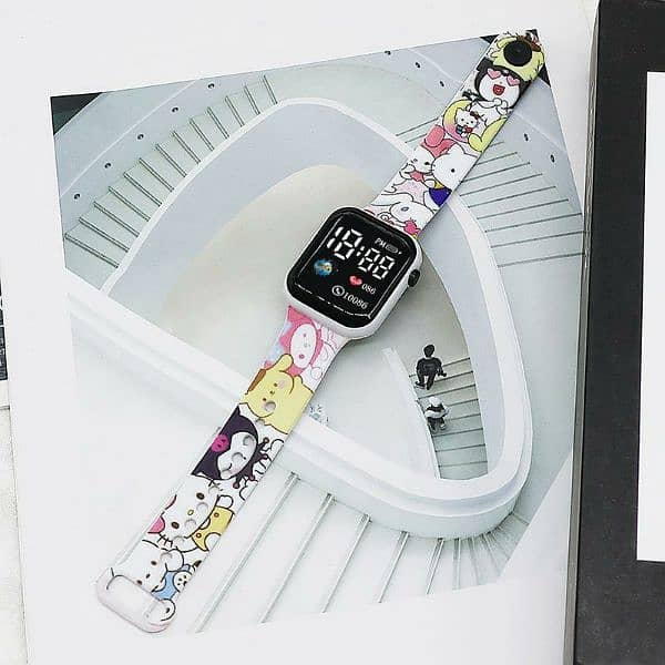 cartoon style digital watch 2