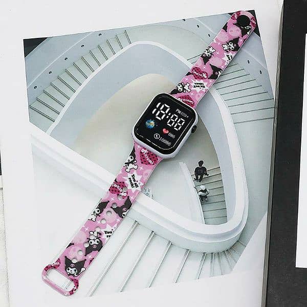 cartoon style digital watch 3