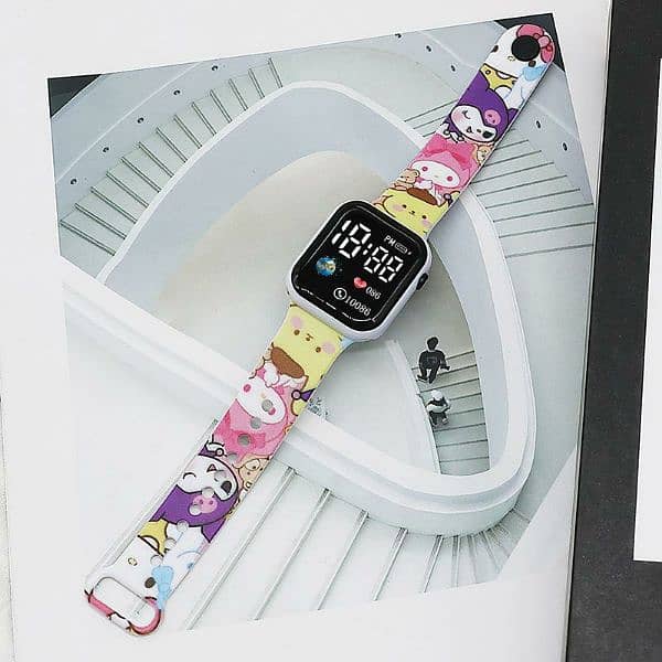 cartoon style digital watch 4