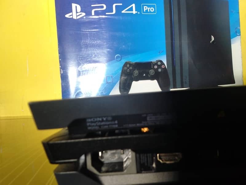 ps4 pro 1 tb with box 2 orignal controller 3 games 4