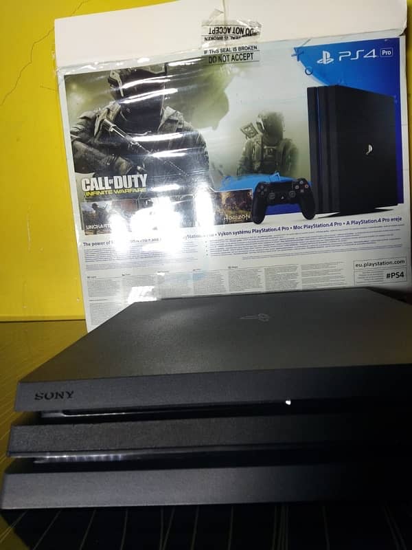 ps4 pro 1 tb with box 2 orignal controller 3 games 6