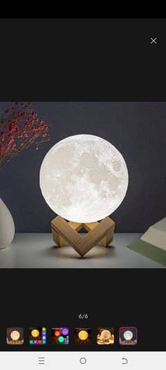 moon lamp 8cm beautiful