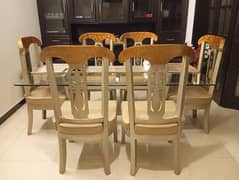 Six seater dining table