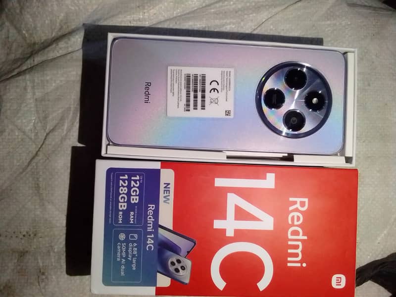 Redmi14c full warranty 12 month just box open h all accessories 1