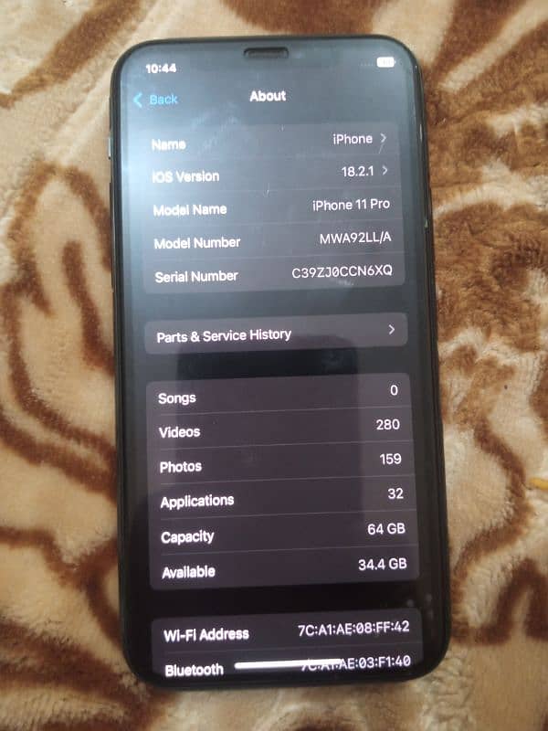 iphone 11pro 64gb non pta face id okay 9