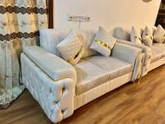 6,seater designer sofa set excellent condition