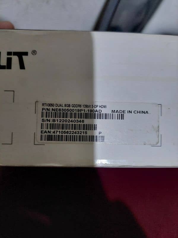 RTX 3050 8gb for sale 2