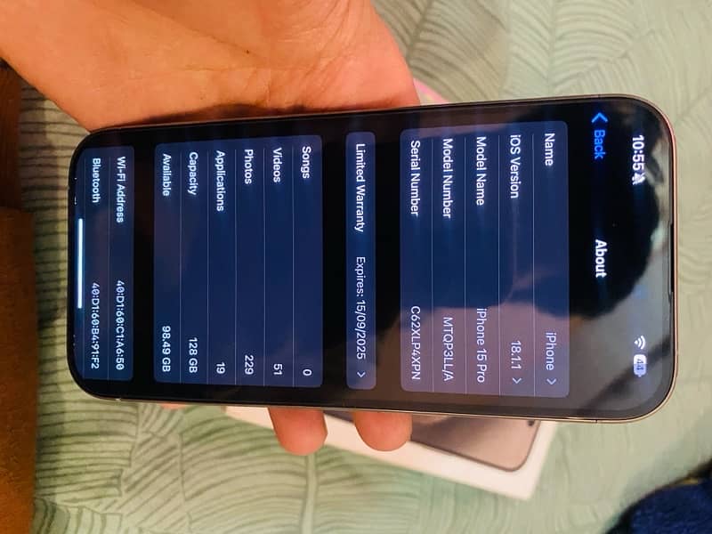 Iphone 15 Pro Non JV 128gb 5