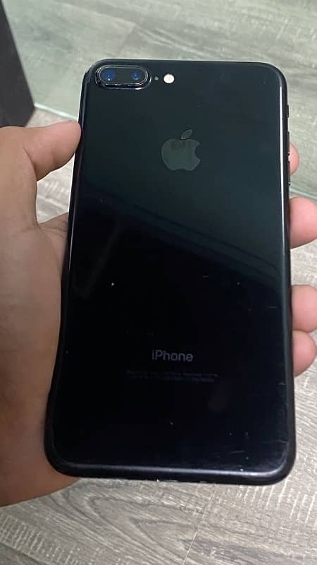 iPhone 7 Plus Jet Black 128GB PTA approved 10/10 condition 1