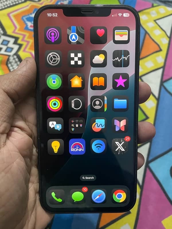 IPhone 12 Pro Max PTA approved 128 gb Kit only 3